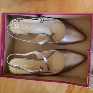 Naturalizer Naomi Bronze Lea shoes size 10